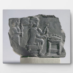 Elamite woman spinning, Neo-Elamite Period, c.700- Plaque