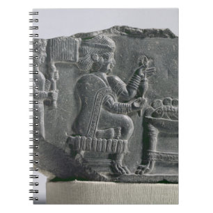 Elamite woman spinning, Neo-Elamite Period, c.700- Spiral Notebook