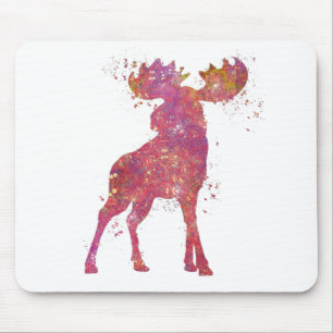 Elan Animal Forêt Faune Sauvage Nature Monde Terre Mouse Pad