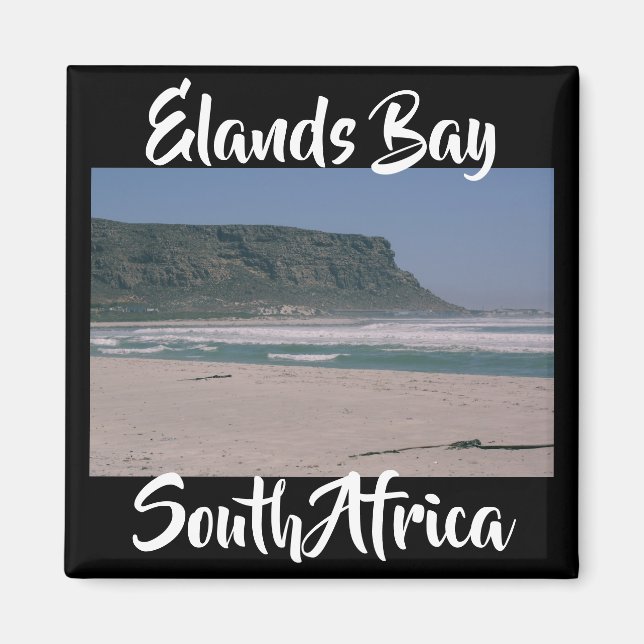 Elands Bay South Africa Ocean Beach View Magnet (Front)
