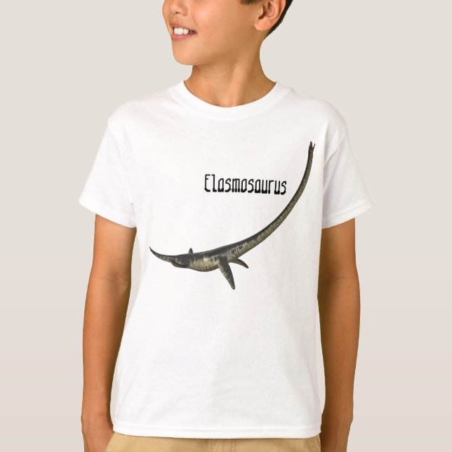 Elasmosaurus Kids Shirt (Front)