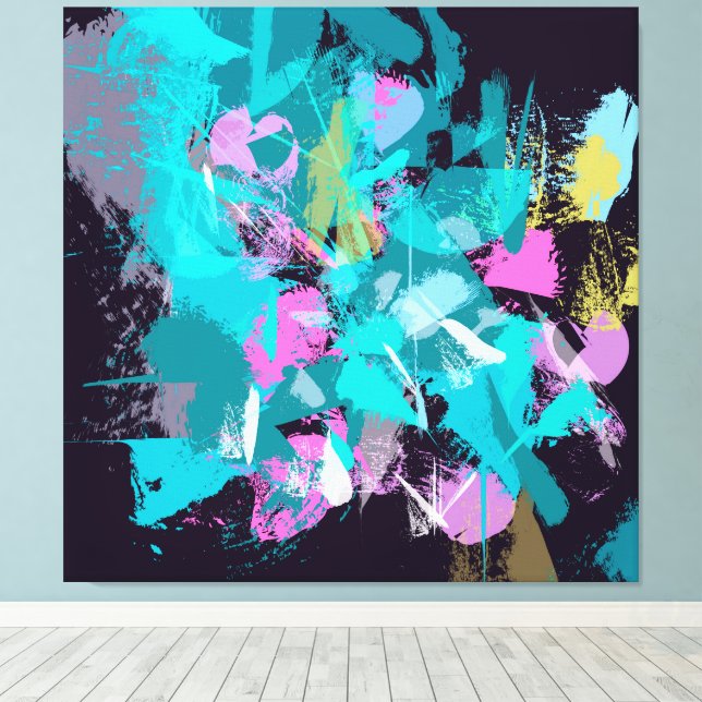 Elation Canvas Print (Insitu(Wood Floor))