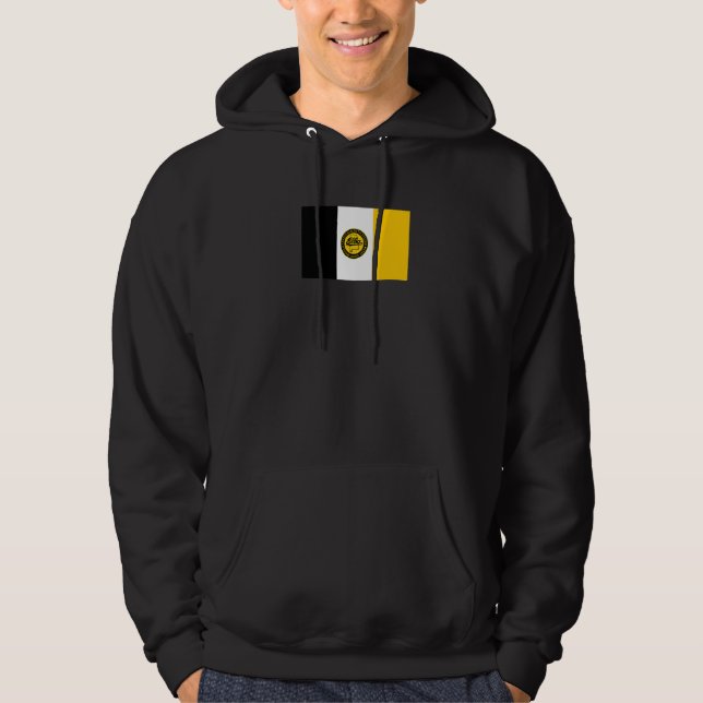 Elba Alabama Flag   Hoodie (Front)