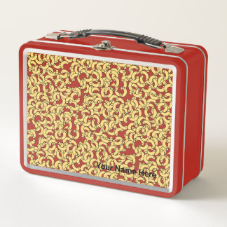 Elbow Pasta Metal Lunch Box