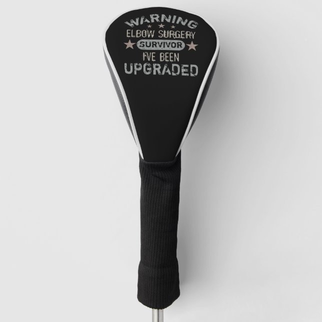Elbow Surgery Humour Upgraded Golf Head Cover (Front)