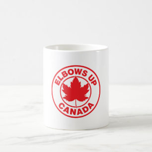 Elbows Up Canada Coffee Mug