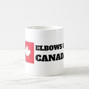 Elbows Up Canada Coffee Mug