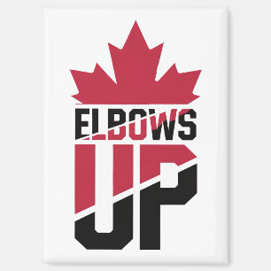 Elbows Up Canada Magnet
