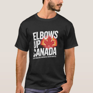 Elbows Up Canada Never Mistake Kindness for Weakne T-Shirt