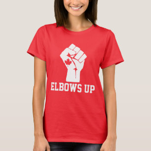Elbows Up Canada - Proud Canadian T-Shirt