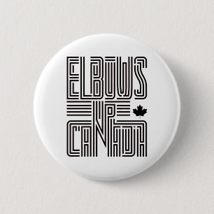 Elbows Up Canada Sticker5 6 Cm Round Badge