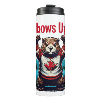 Elbows Up Canada Thermal Tumbler