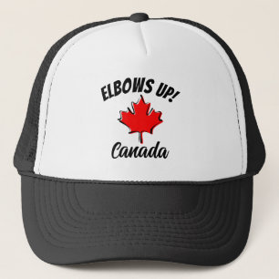 Elbows Up! Canada Trucker Hat