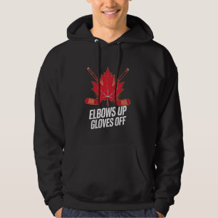 Elbows Up Canada True North Strong and Free Proud Hoodie