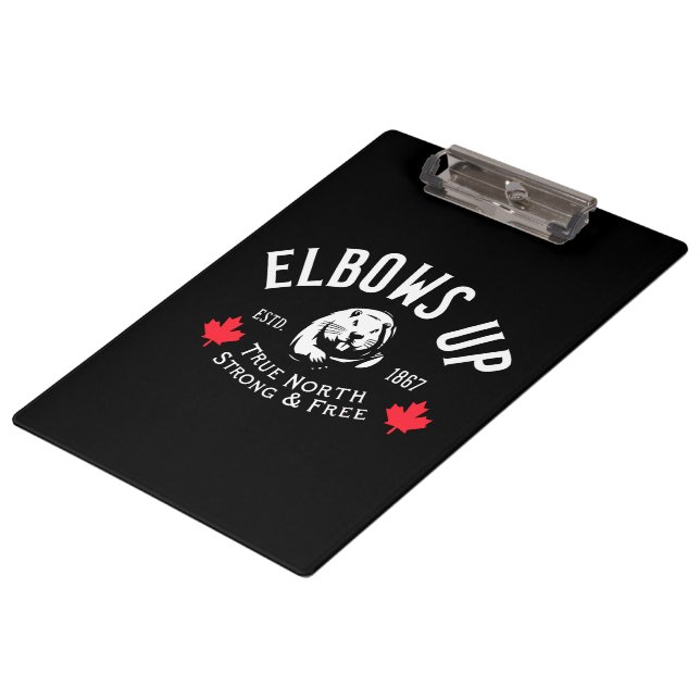 Elbows Up! Clipboard (Angled)