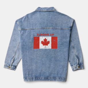 Elbows Up Denim Jacket