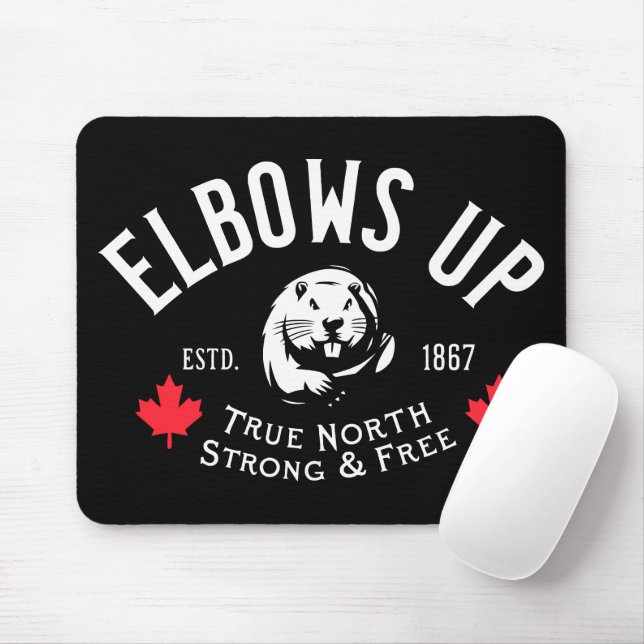 Elbows Up! Mouse Pad (With Mouse)
