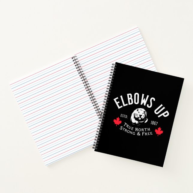 Elbows Up! Notebook (Inside)