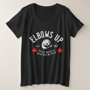 Elbows Up! Plus-Size Shirt