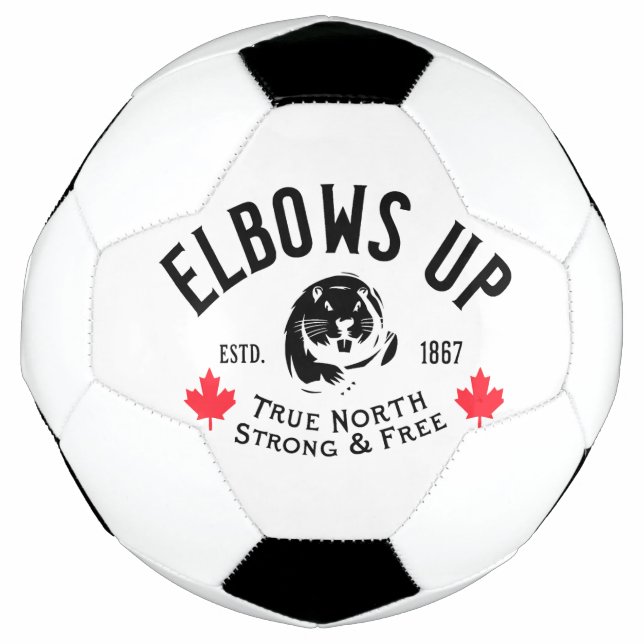 Elbows Up! Soccer Ball (Front)