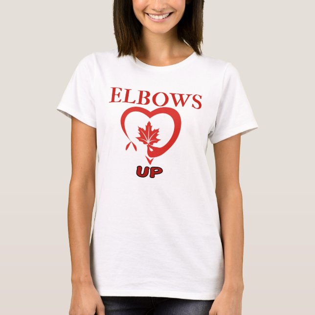 Elbows Up T-Shirt (Front)