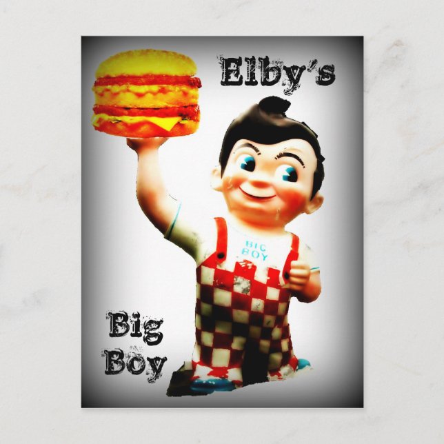 Elby's Big Boy Postcard (Front)