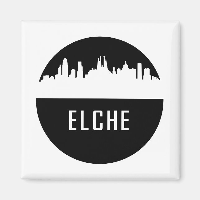 Elche | cities of Spain Magnet (Front)