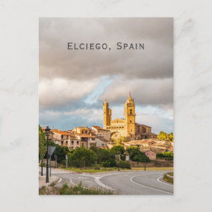 Elciego, La Rioja wine region town Postcard