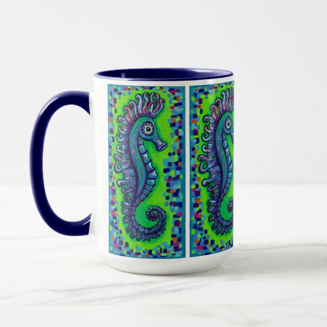 elda the Seahorse Beverage Mug (Left)