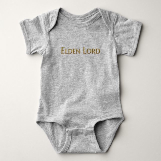 Elden Ring Baby bodysuit, Elden Lord baby clothing Bodysuit (Front)