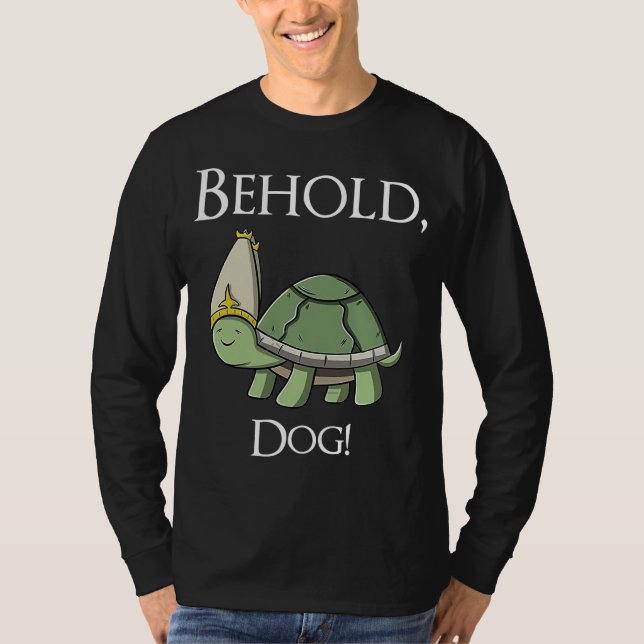 Elden Ring Praise The Dog Behold Dog Meme T-Shirt (Front)