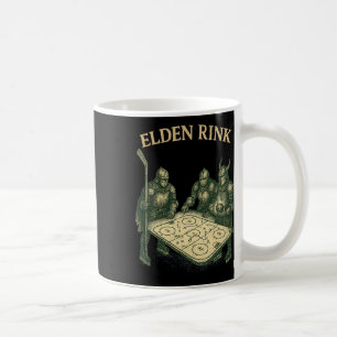 Elden Rink Funny Hockey Knight Parody Fantasy Rpg  Coffee Mug