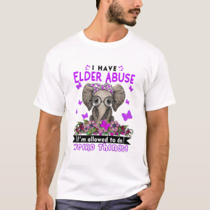 Elder Abuse Awareness Month Ribbon Gifts T-Shirt