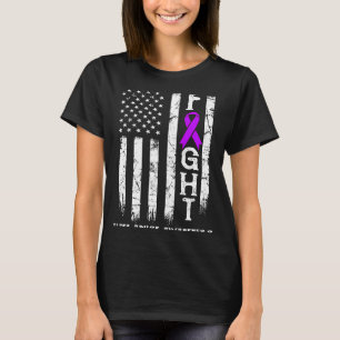 Elder Abuse Warrior US Flag T-Shirt