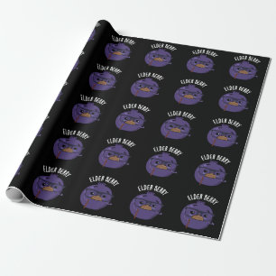 Elder-berry Funny Berry Pun Wrapping Paper