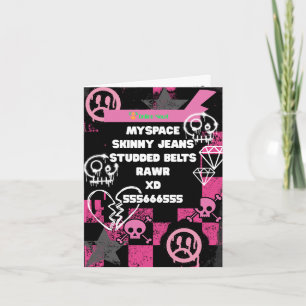 Elder Emo Birthday Card