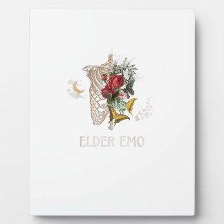 Elder Emo Funny Goth Older Gothic Cottagecore Gobl Plaque