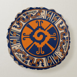 Elder Futhark Runes Round Cushion