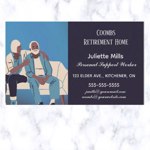 Elder Home Care and Nursing Services Business Card