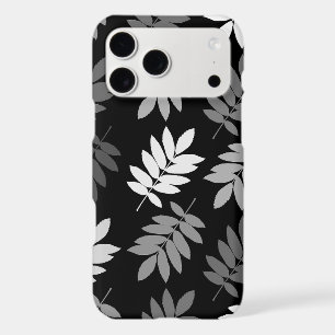 Elder Leaf Lg Pattern Black White Grey