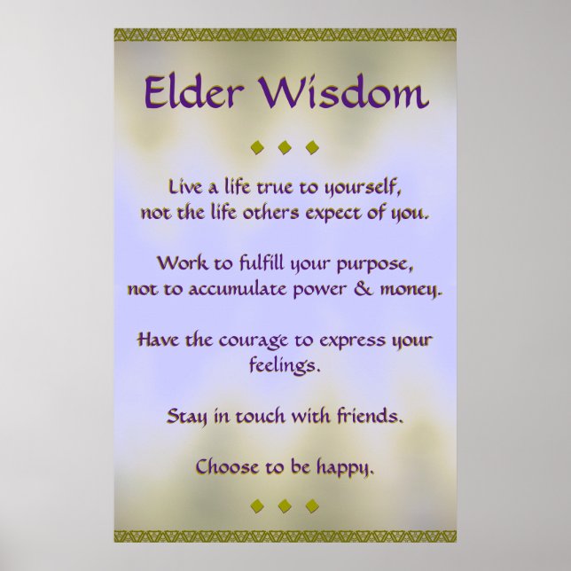 Elder Wisdom III Poster (Front)