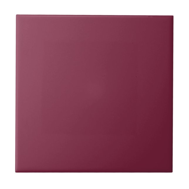 Elderberry Bush Pink Square Kitchen and Bathroom Tile (Front)