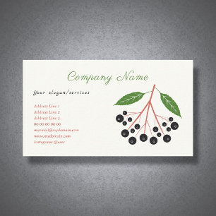 Elderberry Business Card