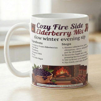Elderberry Spice Tea Cozy Night Coffee Mug