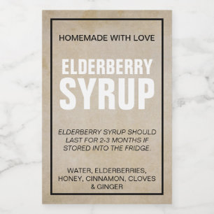Elderberry Syrup Label ZEB_07