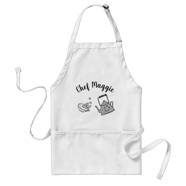 Elderflower Tea | Monogram Apron (Front)