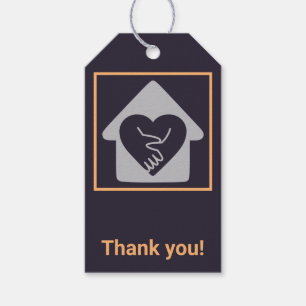 Elderly Home Care Custom Thank You Gift Tags