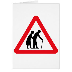 Elderly People (1), Traffic Sign, UK