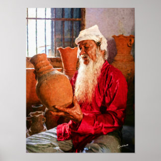 Elderly Potter Poster