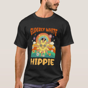 Elderly White Hippie T-Shirt